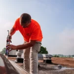 caulking a commercial roof