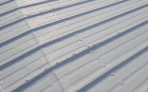 coated metal commercial roof