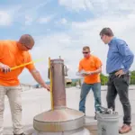 commercial roof installation